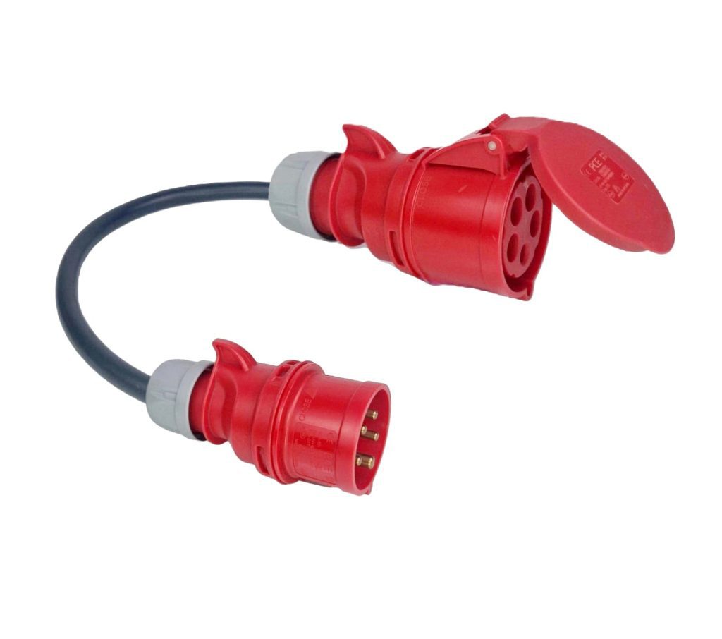 Adaptador trifásico de 32A a 16A