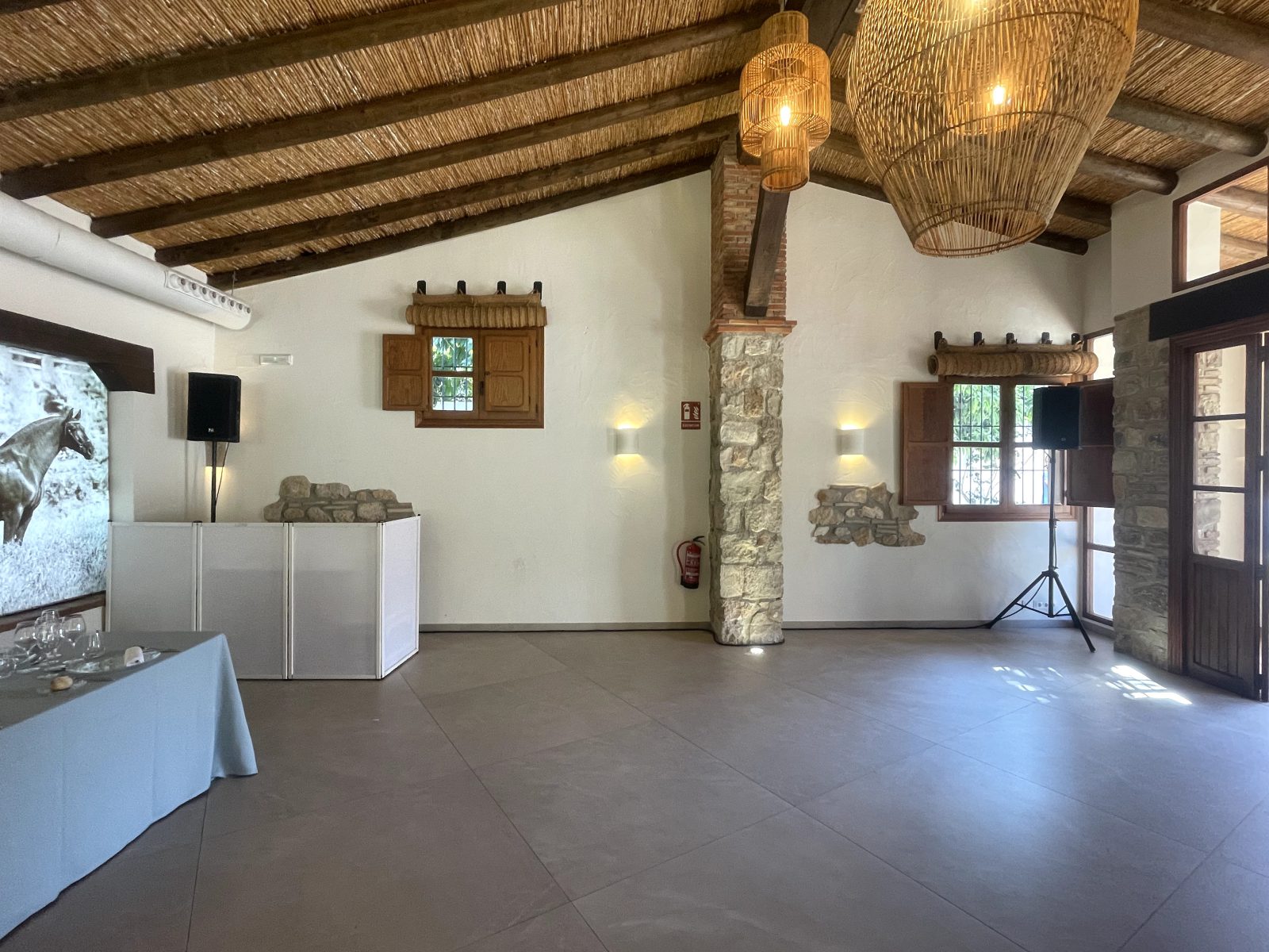 Sonorización de banquete